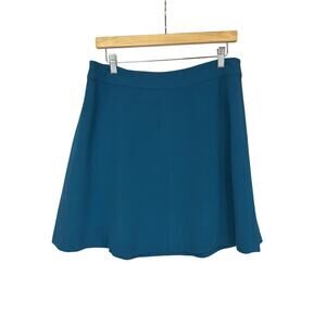 Loft Turquoise Blue Flare Mini Skirt Skater Style A-Line Size 8